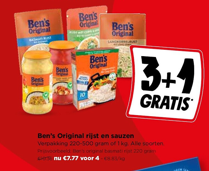 Ben’s Original rijst en sauzen