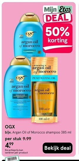 OGX Argan Oil of Morocco shampoo