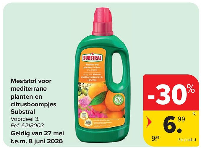 Meststof voor mediterrane planten en citrusboompjes Substral
