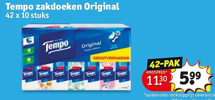 Tempo zakdoeken Original