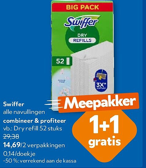 Swiffer alle navullingen combineer & profiteer