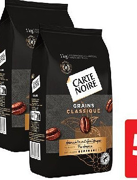 Café en grains classique Carte Noire 1 kg