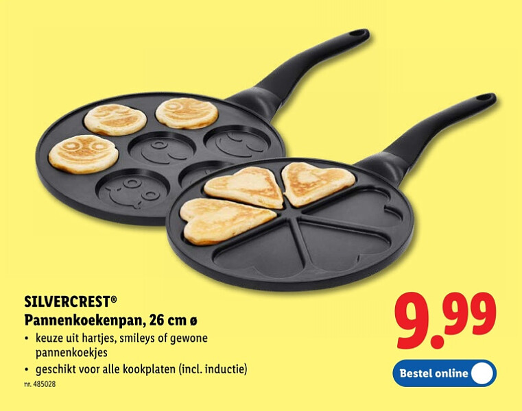 Pannenkoekenpan, 26 cm ø