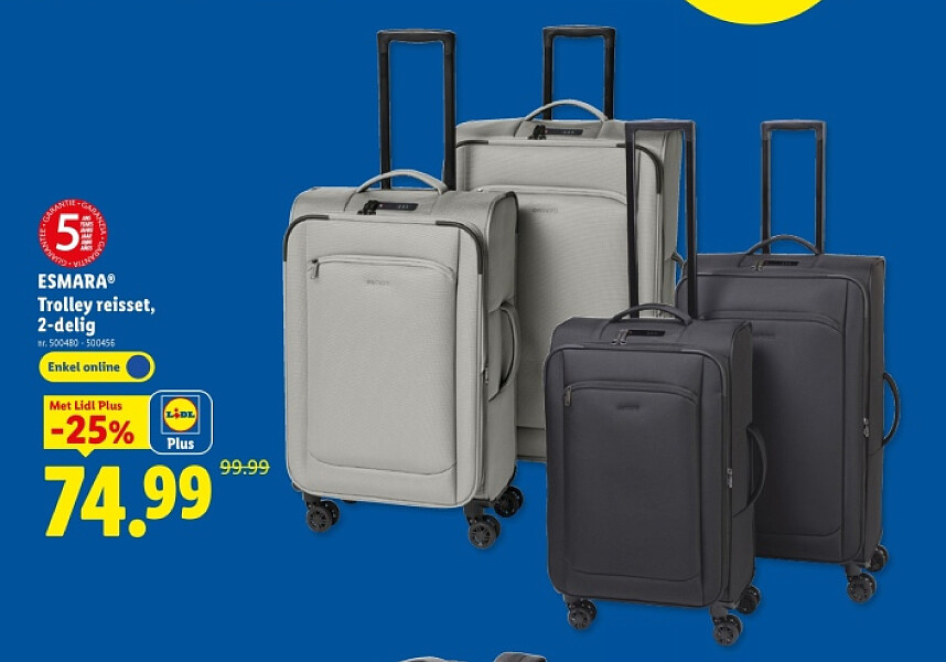 Trolley reisset, 2-delig