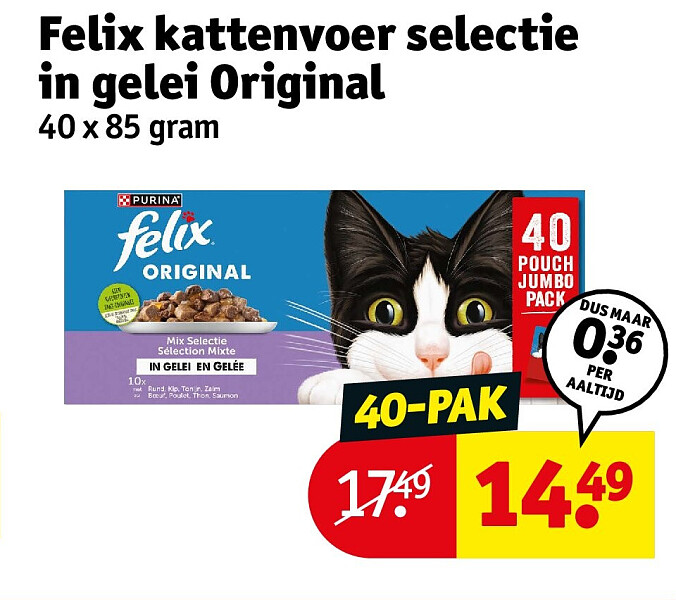Felix kattenvoer selectie in gelei Original