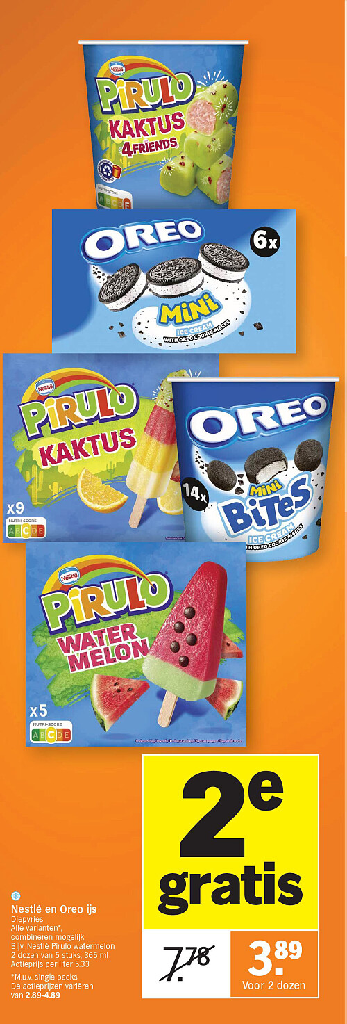 Nestlé en Oreo ijs