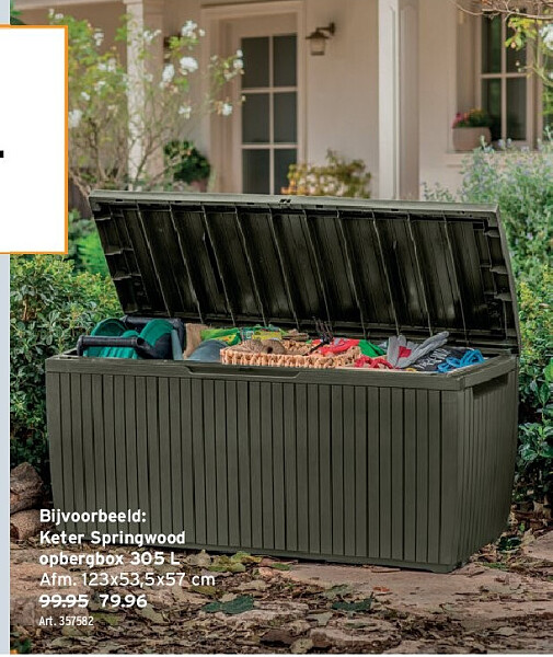 Keter Springwood opbergbox 305 L