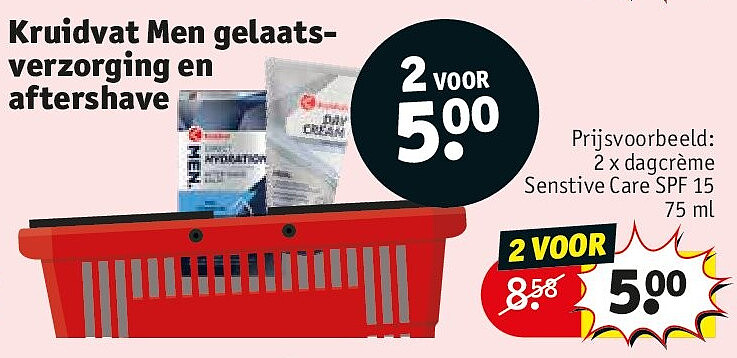 Kruidvat Men gelaatsverzorging en aftershave