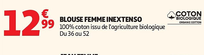 Blouse femme Inextenso