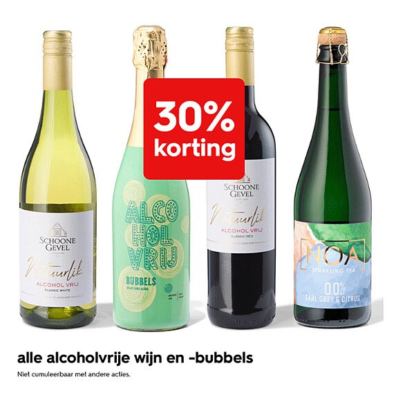 alle alcoholvrije wijn en - bubbels