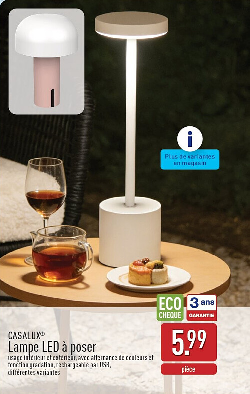 Lampe LED à poser
