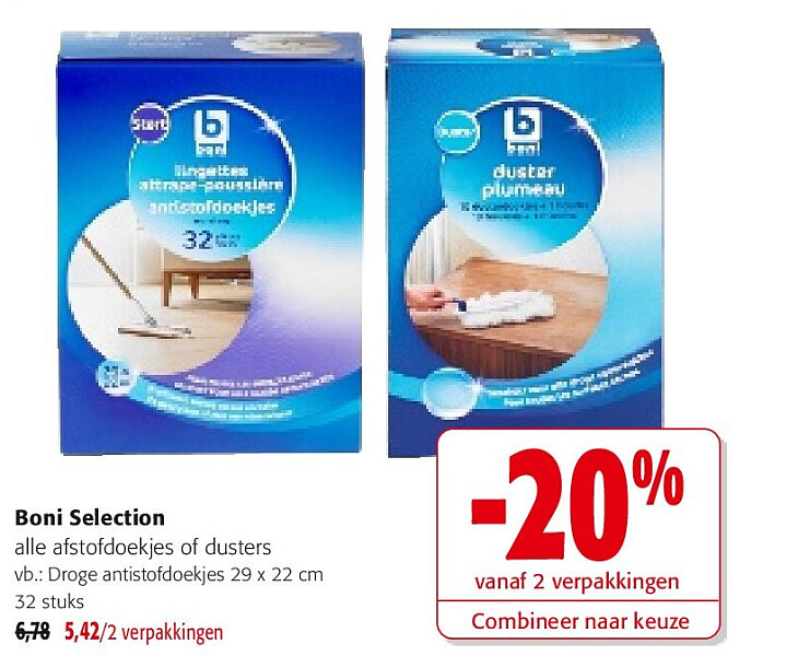 Droge antistofdoekjes 29 x 22 cm 32 stuks