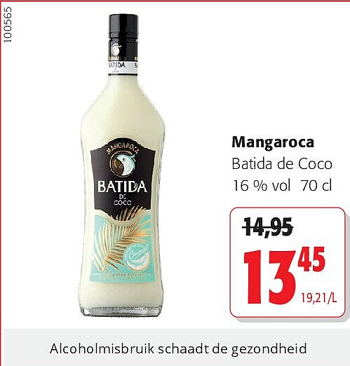 Mangaroca Batida de Coco 16 % vol 70 cl