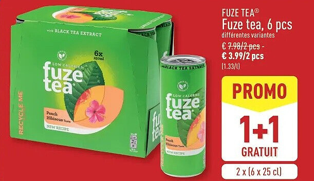 Fuze tea, 6 pcs