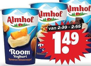 Almhof roomyoghurt