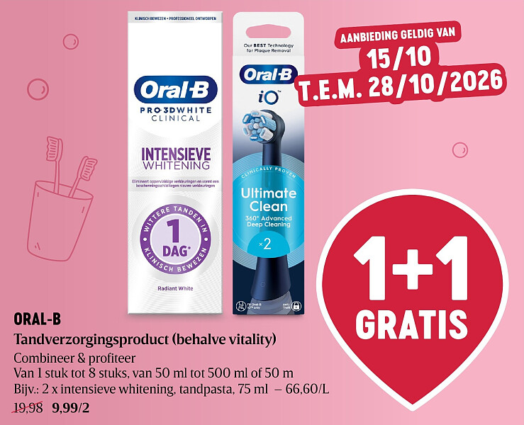 ORAL-B Tandverzorgingsproduct (behalve vitality)