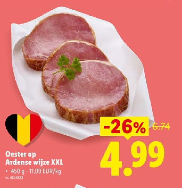 Oester op Ardense wijze XXL