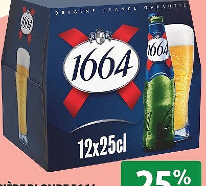 Bière blonde 1664 12 x 25 cl