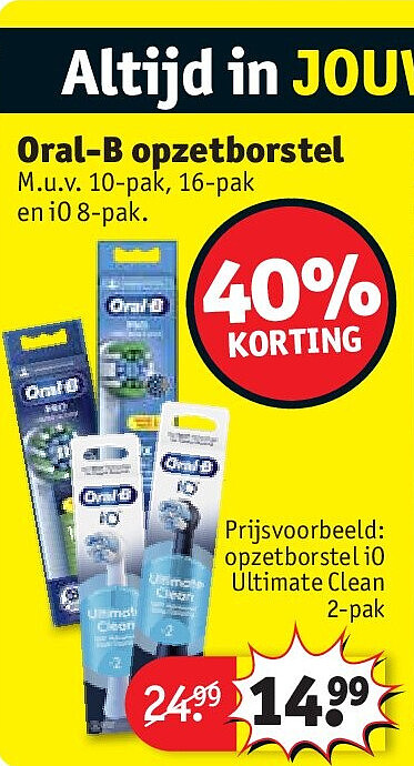 Oral-B opzetborstel