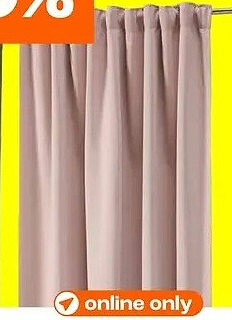 Gordijn Luna Roze 260x140 cm