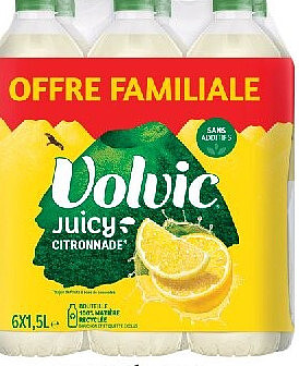 Eau minérale citronnade Volvic