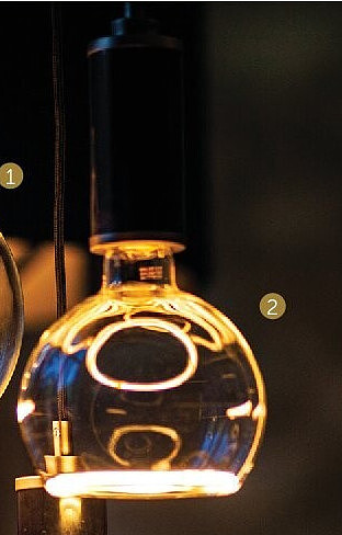 LED LAMPEN GOLD Ø 15 CM