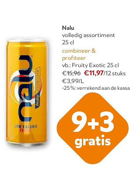 Nalu Fruity Exotic 25 cl