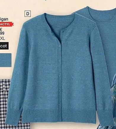 Cardigan in fijn tricot