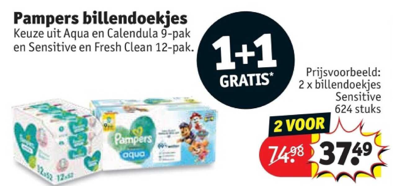 Pampers billendoekjes
