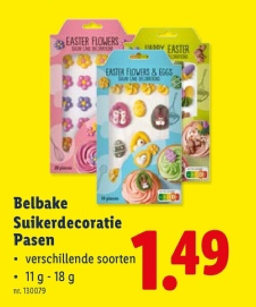 Suikerdecoratie Pasen