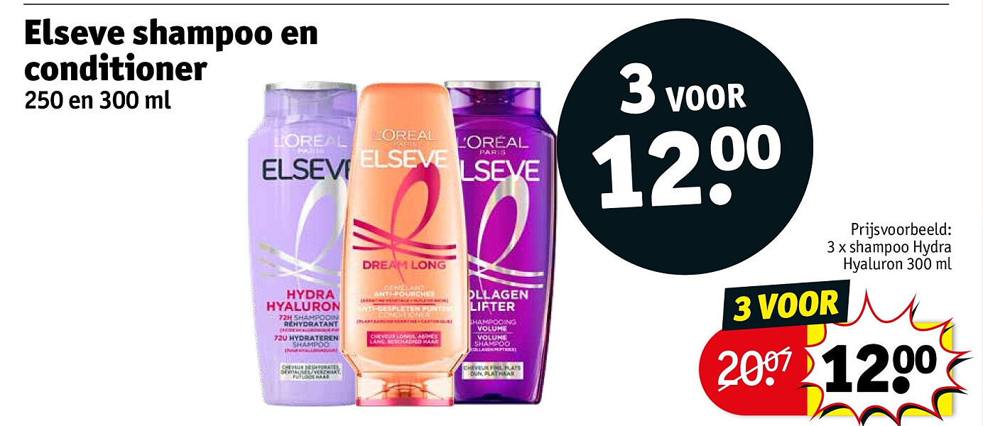 Elseve shampoo en conditioner