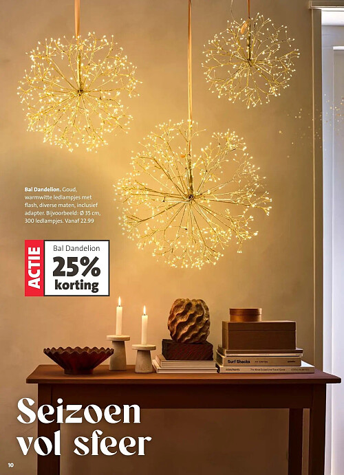 Bal Dandelion. Goud,