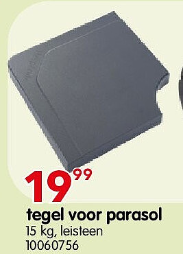 tegel voor parasol