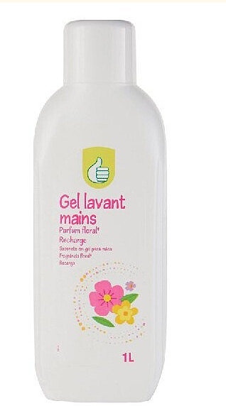 Recharge de gel lavant mains parfum floral Pouce 1 l