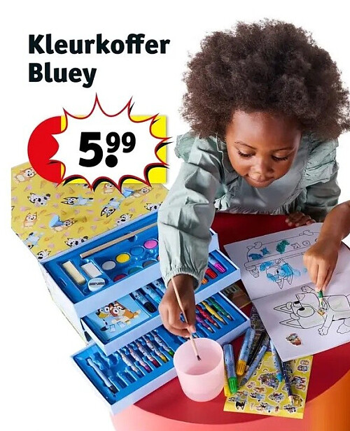 Kleurkoffer Bluey