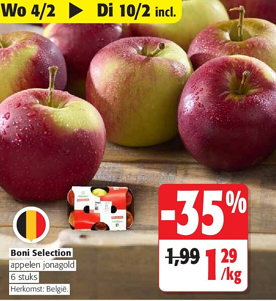 Boni Selection appelen jonagold 6 stuks