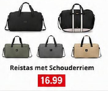 Reistas met Schouderriem