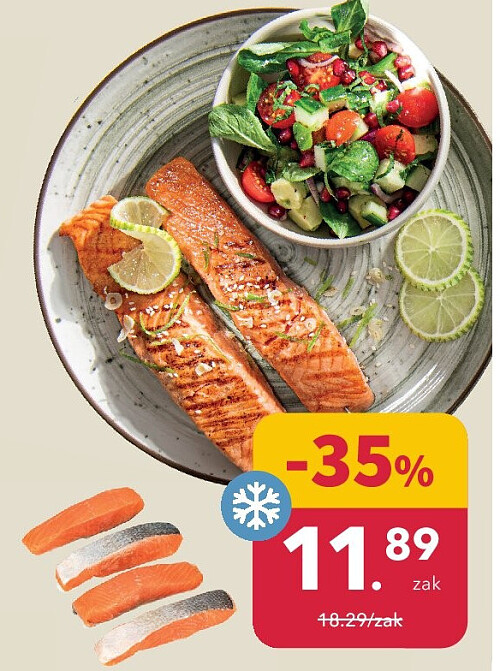 Zalmforel op vel