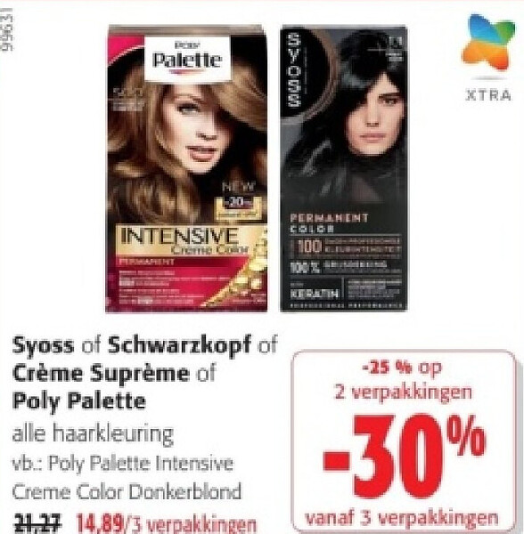 Syoss of Schwarzkopf of Crème Suprème of Poly Palette
