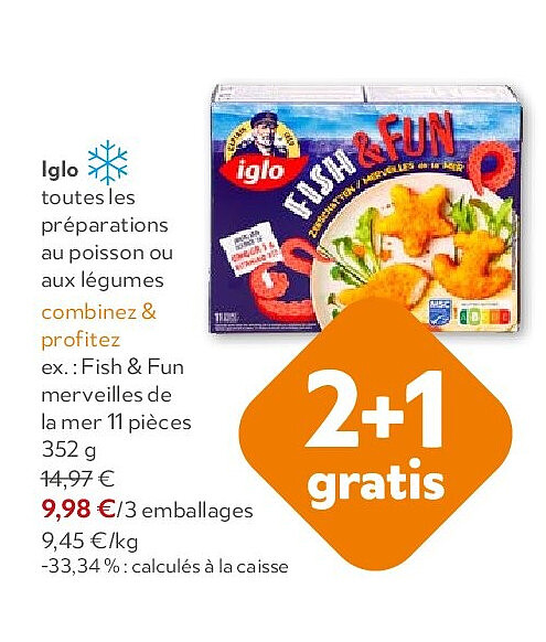 Fish & Fun merveilles de la mer 11 pièces 352 g