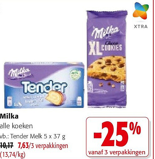 Milka alle koeken