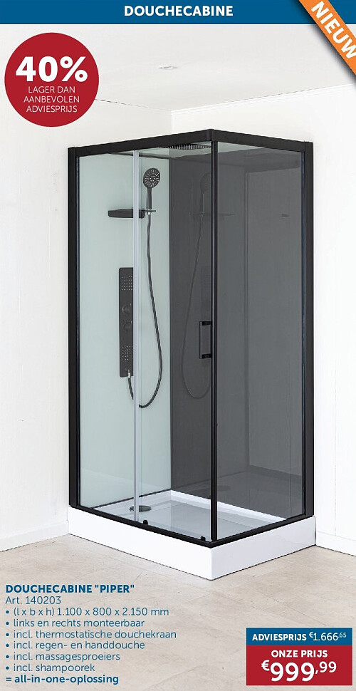 DOUCHECABINE "PIPER"