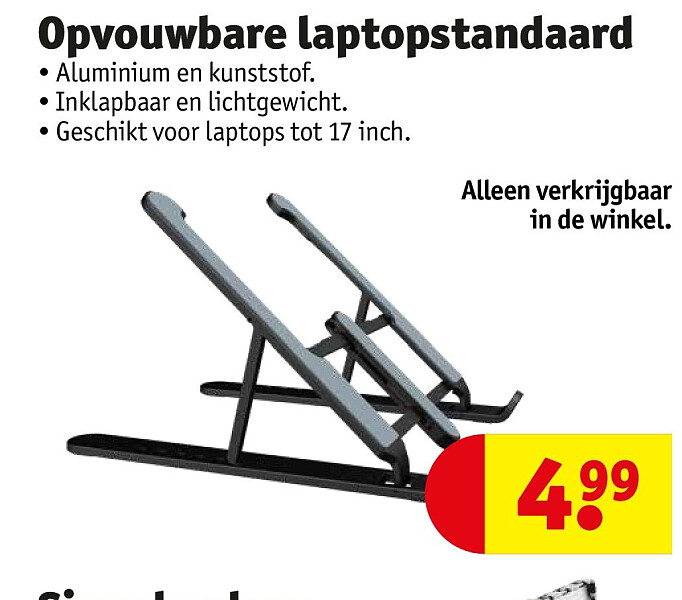Opvouwbare laptopstandaard