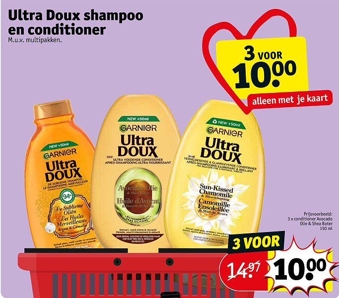 Ultra Doux shampoo en conditioner