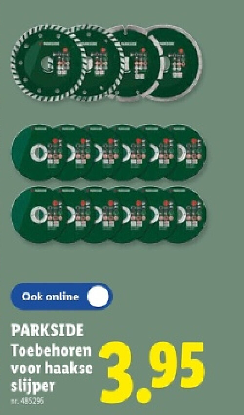 Toebehoren voor haakse slijper