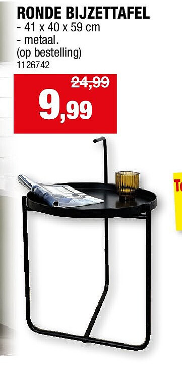 RONDE BIJZETTAFEL
