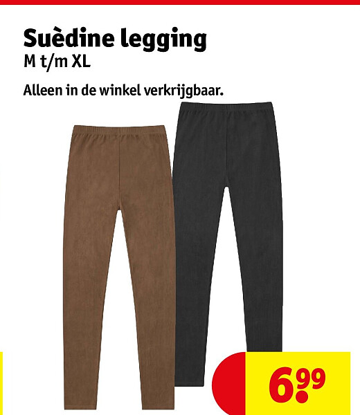 Suèdine legging