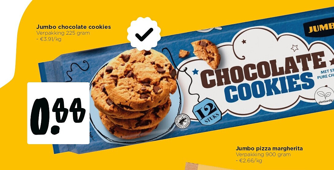 Jumbo chocolate cookies