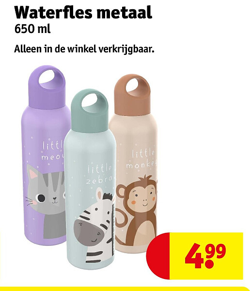 Waterfles metaal