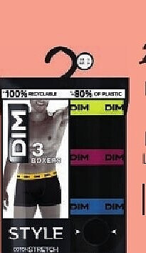 Lot de 3 boxers homme DIM Style